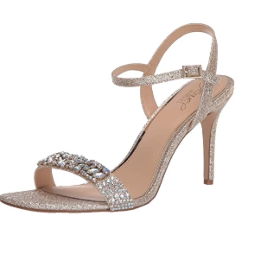 Jewel Badgley Mischka Natasha Heeled Sandal 8.5